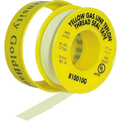 Nastro Sigillante Di Nastro Di Ptfe Filo Dorato 12,7 Millimetri X 12 M Yellow (A 10) en oferta