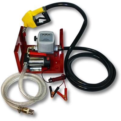 Pompa autoadescante per trasferimento biodiesel e diesel 24V/150W 40l/min Pistola automatica