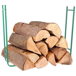 Portalegna in Metallo Stand Porta Legna da Esterno Legno Camino Stufa 120x95x24 características