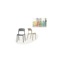 Sedia In Plastica Mod. Lucia Cm 43X48X83H Bianca precio