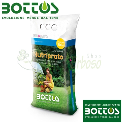 Bottos - Nutriprato 12-6-6 - Fertilizzante per prato da 5 kg