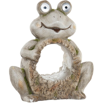 Vaso DKD Home Decor Fibră de Sticlă Marrone Chiaro (35 x 15 x 38 cm)