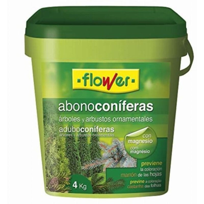 Flower 10750 Concime per conifere e arbusti, 4 kg