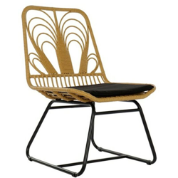 Sedia da giardino DKD Home Decor Metallo Rattan (58 x 65 x 89 cm) precio