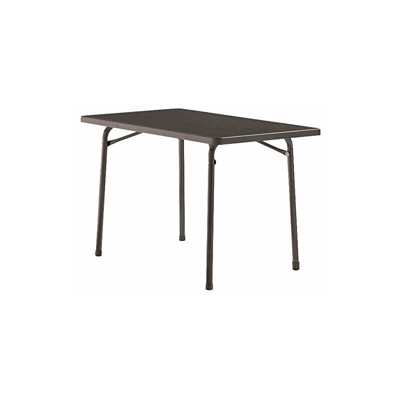 Sieger 220/G Tavolino Pieghevole da Giardino, 115 x 70 cm, Struttura in Acciaio, pianale Mecalit-PRO, Altezza 72 cm, Colore: Antracite