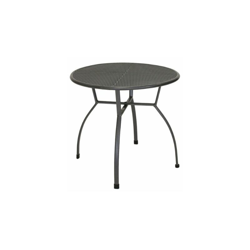 greemotion 416396 Tavolo Tavolino Toulouse Tondo da Giardino in Metallo, Diametro 80 cm, Grigio, 70x70x74 cm precio