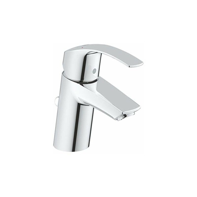 Grohe 33265002 Eurosmart New Miscelatore Monocomando per Lavabo, Bocca di Erogazione Standard, Tecnologia EcoJoy, Cromo