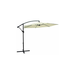 Aktive 53887 - Ombrellone a braccio laterale diametro 300 cm, telaio di alluminio diametro 48/42 mm, crema en oferta
