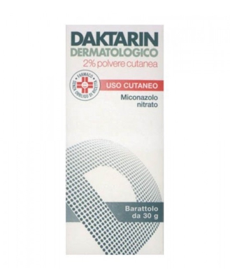 Daktarin Dermatologico 2% Polvere Cutanea Antimicotica Per Funghi 30g