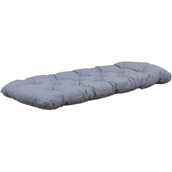 Ambientehome Made in Europe Cuscino per mobili da Giardino, Grigio Chiaro, 120 x 50 x 8 cm en oferta