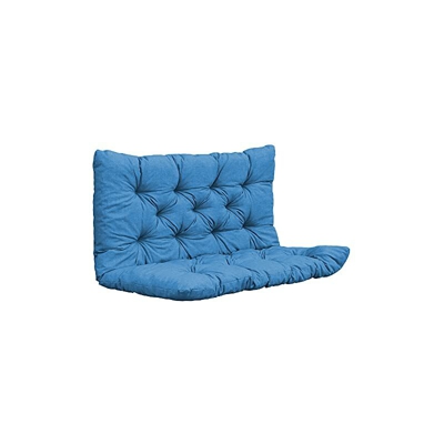 Chicreat Cuscino da panchina, con schienale, turchese, 100 x 98 x 8 cm