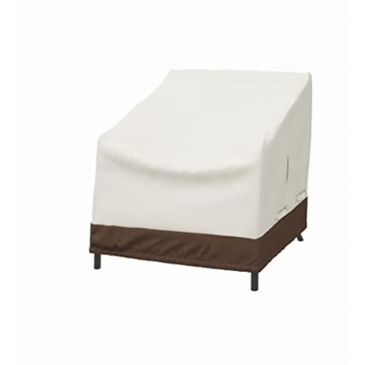 Amazon Basics Telo di copertura sagomato per poltrona a seduta profonda da lounge, set da 2