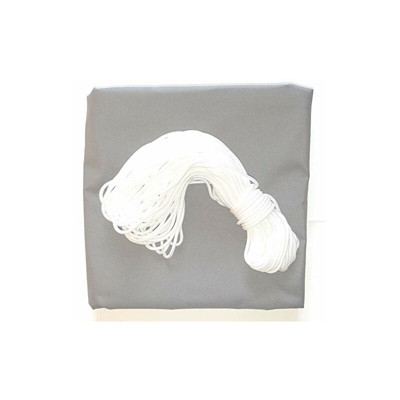 Garden at Home 300820107-HE - Protezione per balcone, 6 m x 90 cm, colore: Grigio carbone con cordoncino