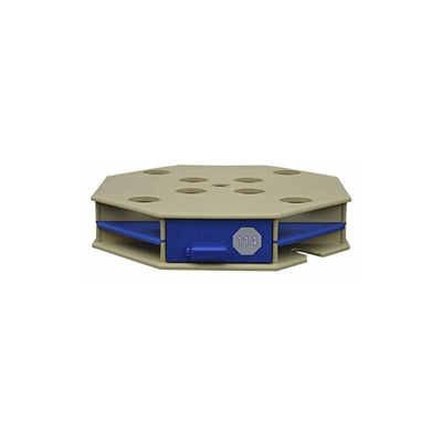 TEMPO STYLE Tablò Tavolo Multifunzione per ombrelloni, Base Sabbia/Blu