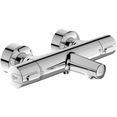 Ideal Standard A4623AA Ceratherm 100 New Miscelatore termostatico esterno vasca/doccia con deviatore integrato, cromato