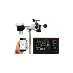 Sainlogic Stazione Meteo Professionale Wireless - 10 In 1 Punto D'accesso Stazione Meteo Senza Fili Con Sonda Esterna, Pluviometro, Anemometro, características