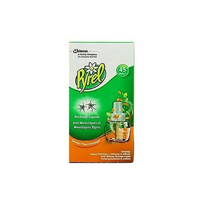 Pyrel Insetticida elettrico liquido ricarica 45 notti profumo fiore d'arancio â Set di 3