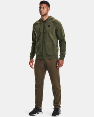 Felpa con cappuccio UA Rival Fleece Full Zip da uomo