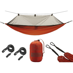 Grand Canyon BASS MOSQUITO HAMMOCK - Amaca Outdoor fino a 150 kg, Amaca da viaggio con zanzariera - Leggera e compatta con protezioni per gli alberi en oferta