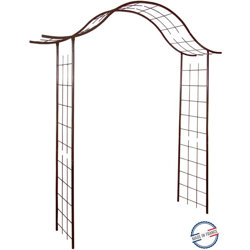 Louis Moulin 3256 - Arco da giardino in metallo e ferro anticato 200 x 250 cm en oferta
