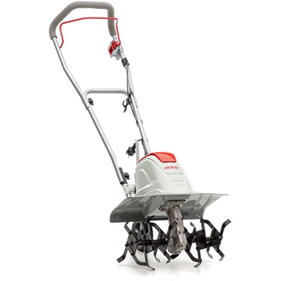 IKRA motozappa motocoltivatore elettrica FEM 1500, larghezza di lavoro flessibile 17-45cm, profonditÃ di lavoro fino a 23cm