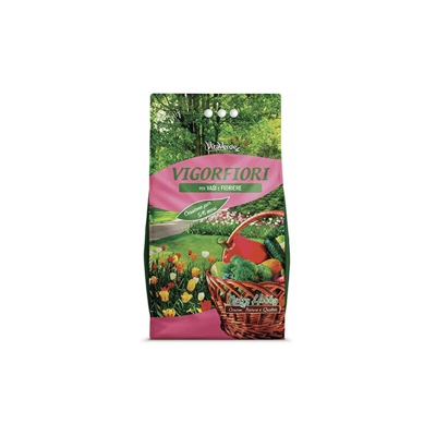 VIGORFIORI S, concime granulare completo con pronto effetto, lunga durata e ferro altamente rinverdente per piante e fiori, kg 4, Vitaverde