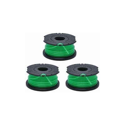 Poweka A6486-XJ Bobine di filo per decespugliatore e tagliabordi, compatibile con Black Decker Reflex GL7033 GL8033 A6486, lunghezza 6 m, diametro 2