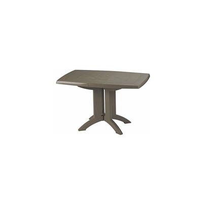 GROSFILLEX Vega Tavolo, PVC, Grigio, 118 x 77 x 72 cm