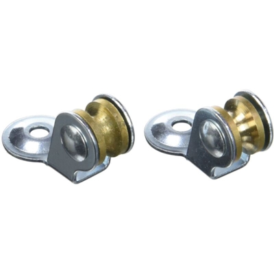 Chapuis vpsl1 2 carrucole asciugatrice – Materiale: Acciaio zincato – Diametro: 12 mm – per corda di: 3 mm – colore: Metallo, Grigio, Set di 2 pezzi