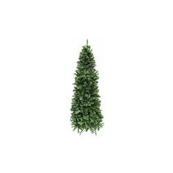 MAURER 5480032 ALBERO DI NATALE 240 CM SLIM (STRETTO) 1217 RAMI PVC ACrylic, NO COLORE, 1.25 PICOMETER precio