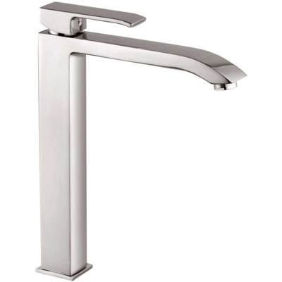 Miscelatore lavabo Level alto senza scarico in ottone cromo - Paffoni