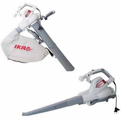 IKRA 74800250 3in1 aspiratore soffiatore trituratore elettrici ILS 3000 E, incl. Sacco Raccoglitore 55l, velocitÃ di soffiaggio 300 km/h, 3000 W, 230