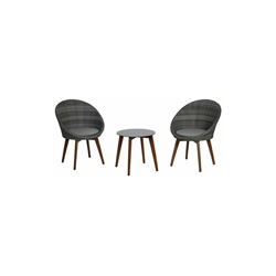 greemotion Auckland Set mobili da Giardino in polyrattan, Grigio características