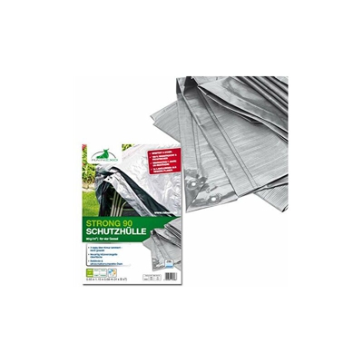 Rainexo Telo Protettivo antistrappo Altamente Resistente per 4 sedie impilabili, 0,65 x 1,15 x 0,68 m, Argento/Grigio