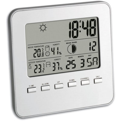 TFA Dostmann 35.1098 Quadro Stazione metereologica, Bianco