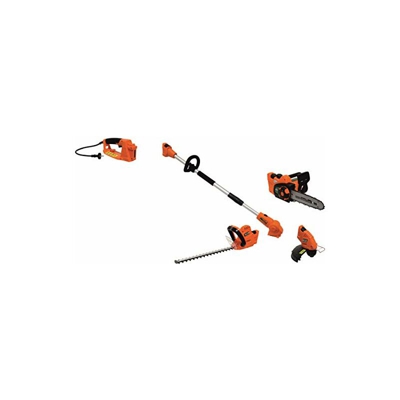 Mader Garden Tools 69310 - Set per agricoltura multifunzione elettrica, 5 in 1, elettrosega, tagliasiepi, tagliabordi e prolunga