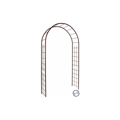 Louis 3146 Windmill Garden Arch Lattice con Metal Iron Distressed Design 130 x 250 cm