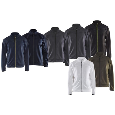 Blaklader 336225269699M - Felpa con zip, taglia M, colore: Grigio medio/Nero