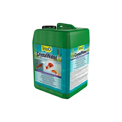 Tetra Pond CrystalWater 3 L, Rimuove Efficacemente le Particelle di Sporcizia Sospese e Migliora la Trasparenza dellâAcqua del Laghetto