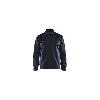 Blaklader 3362252686994XL - Felpa con chiusura lampo, blu navy scuro/nero, taglia 4XL