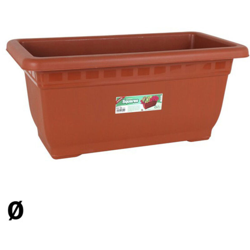 Vaso rettangolare da Balcone Marrone Dimensioni:80 x 40 cm características