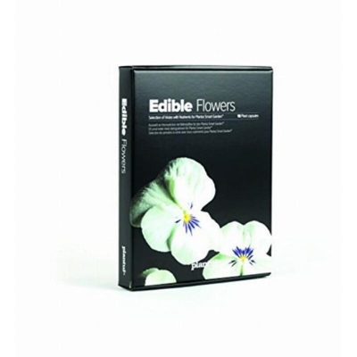 Plantui-SE004-Edible Flowers, Confezione 18 Capsule-Ricarica per Smart Garden-Selezione di 6 Piante di Fiori Edibili(Viola Bianca, Viola Blu, Viola,