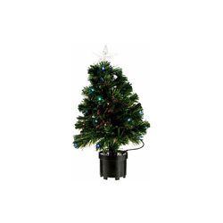 Intorno di mezzanotte 5saf152mc Albero Memphis Fibre Ottiche con 40Â lampadine LED plastica/PVC, Multicolore precio