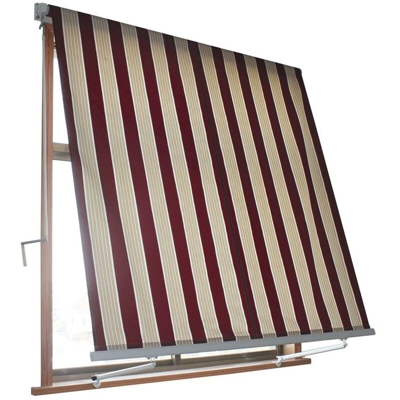 Tenda da sole milos 3x2,45 m - beige/bordeaux