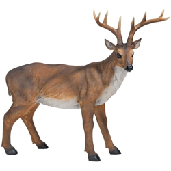 Design Toscano Grande cervo maschio Statua richiamo per cervi Statua animale, poliresina, a colori, 71 cm precio