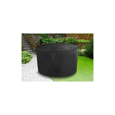 Bosmere Protector 6000 Storm Black - Copritavolo circolare a 4 posti, colore nero, D540