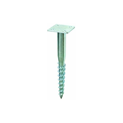 Schneider - Tassello Universale per ombrellone, da avvitare, Colore: Argento
