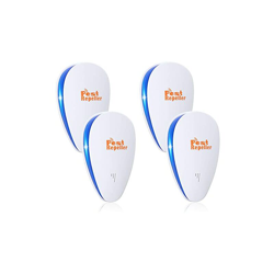 [4 pezzi] repellente per parassiti a ultrasuoni, protezione elettronica per insetti e ambienti interni antiparassitari per scarafaggi, topi, zanzare, precio