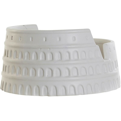 Vaso DKD Home Decor Bianco Ceramică (20 x 20 x 10 cm)