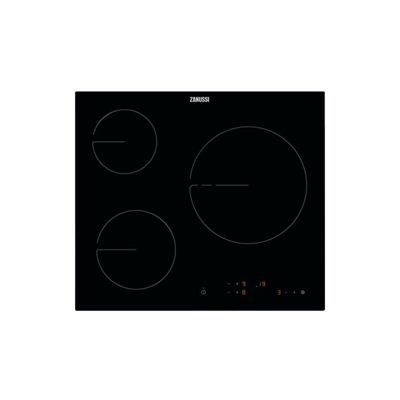Piano Cottura in Vetroceramica Zanussi 60 cm Nero (3 Fuochi)